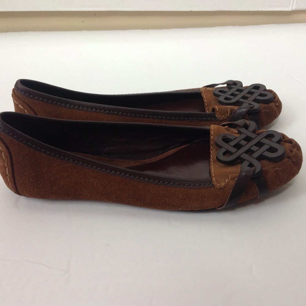 Diane von Furstenberg Brown Shoes Flats Suede